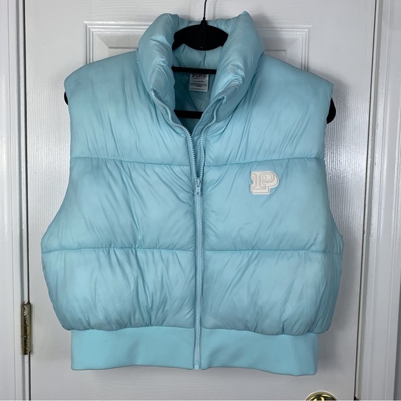 PINK Victoria's Secret Jackets & Blazers - Victoria’s Secret Pink Cropped Puffer Vest Size Large